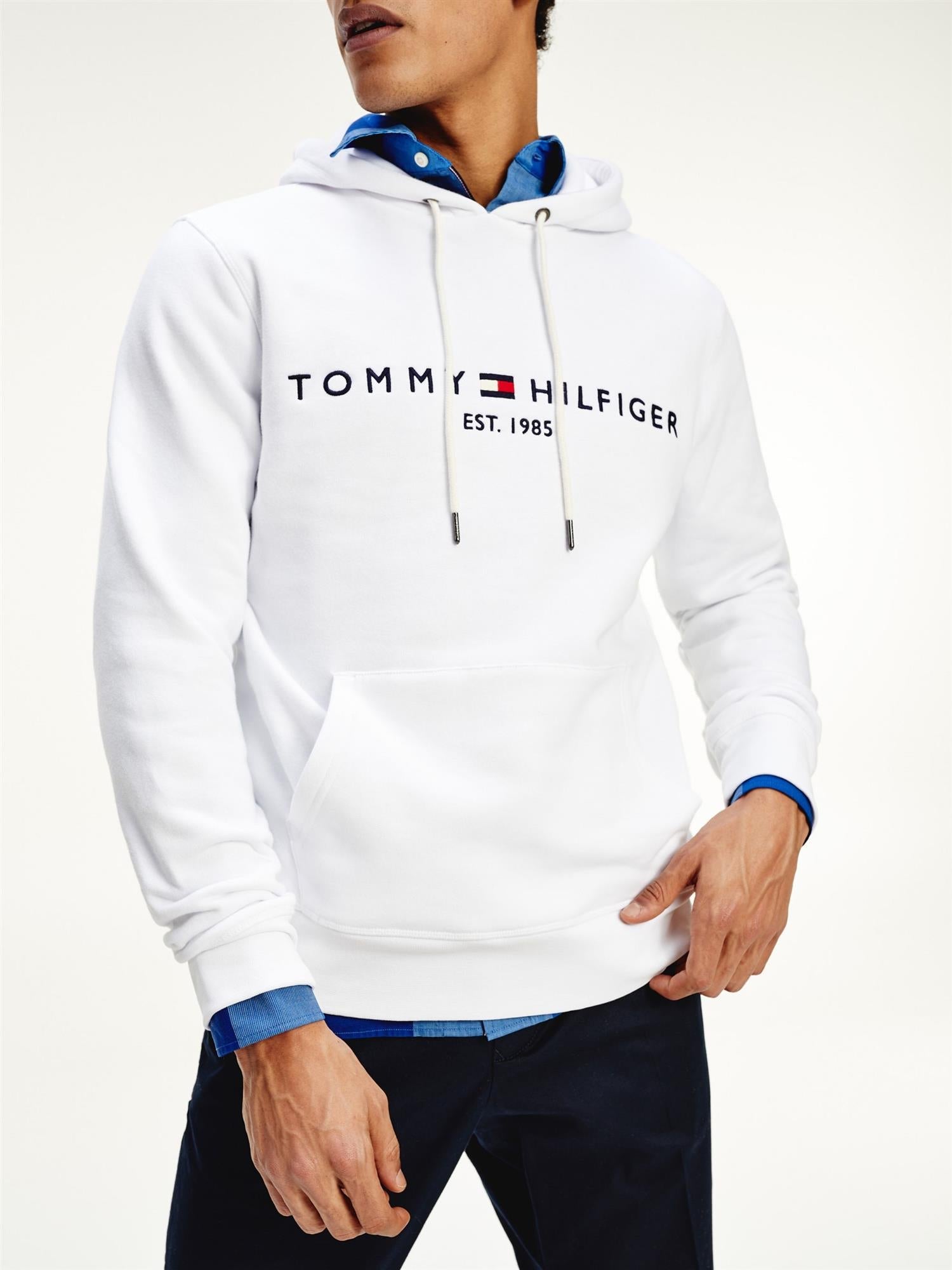 Tommy logo hoody-Genser-Tommy Hilfiger-Aandahls