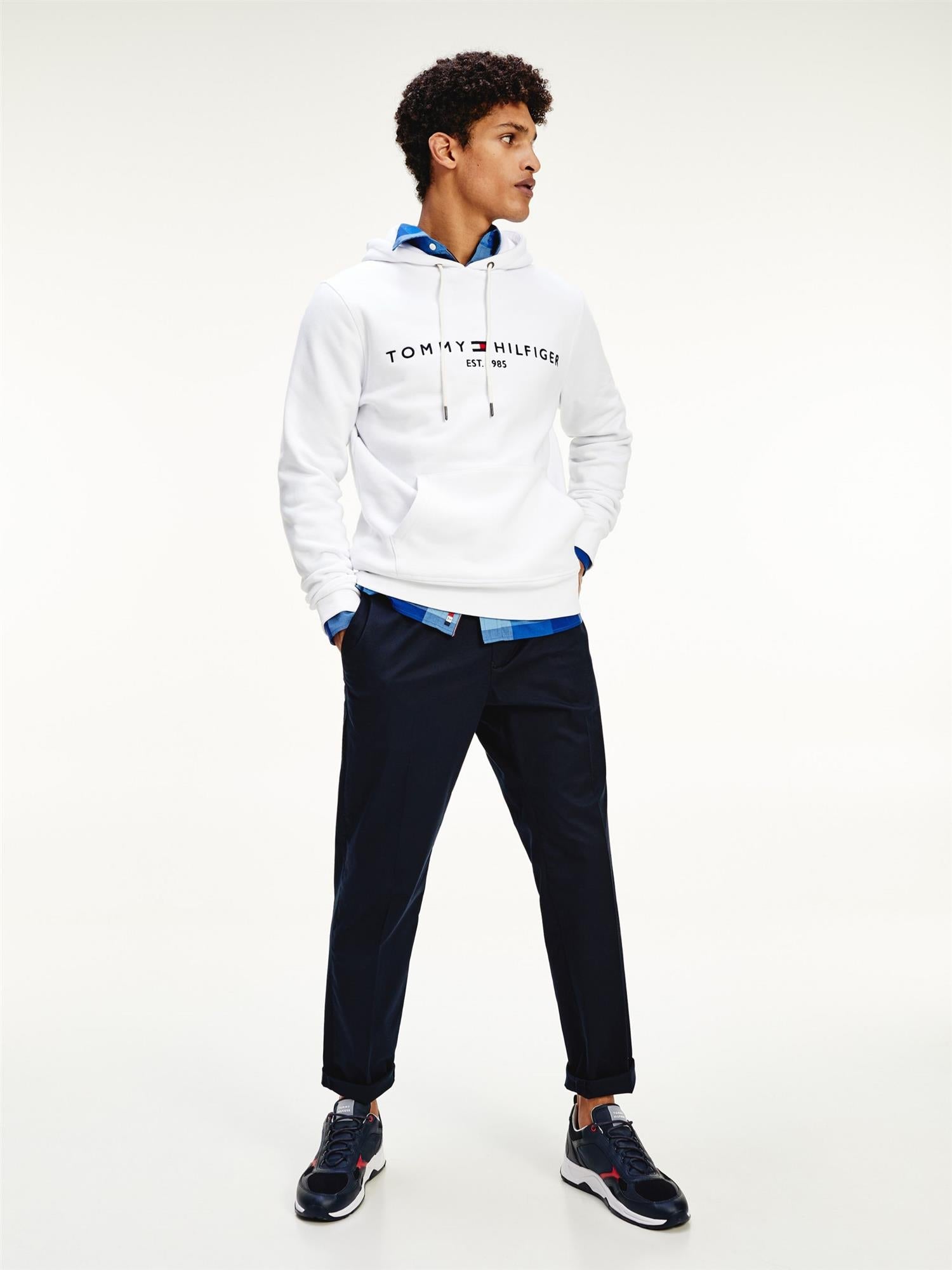 Tommy logo hoody-Genser-Tommy Hilfiger-Aandahls