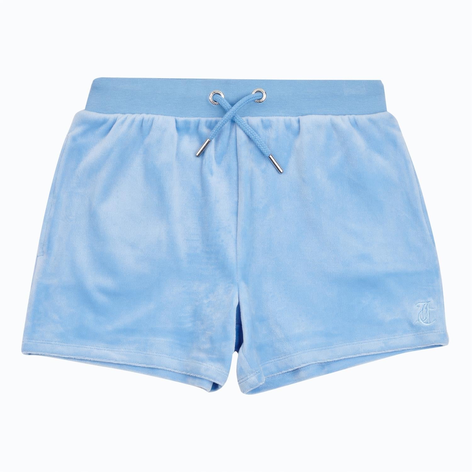Tonal Embro Velour Short-Shorts-Juicy Couture-Aandahls
