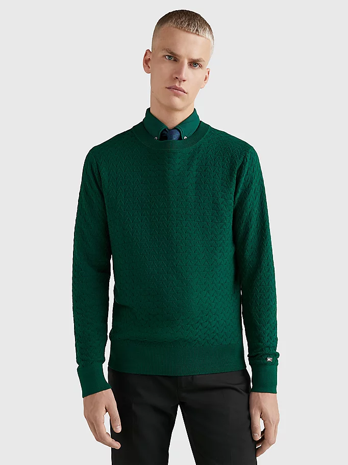 Triangle structure crew-Genser-Tommy Hilfiger-Aandahls