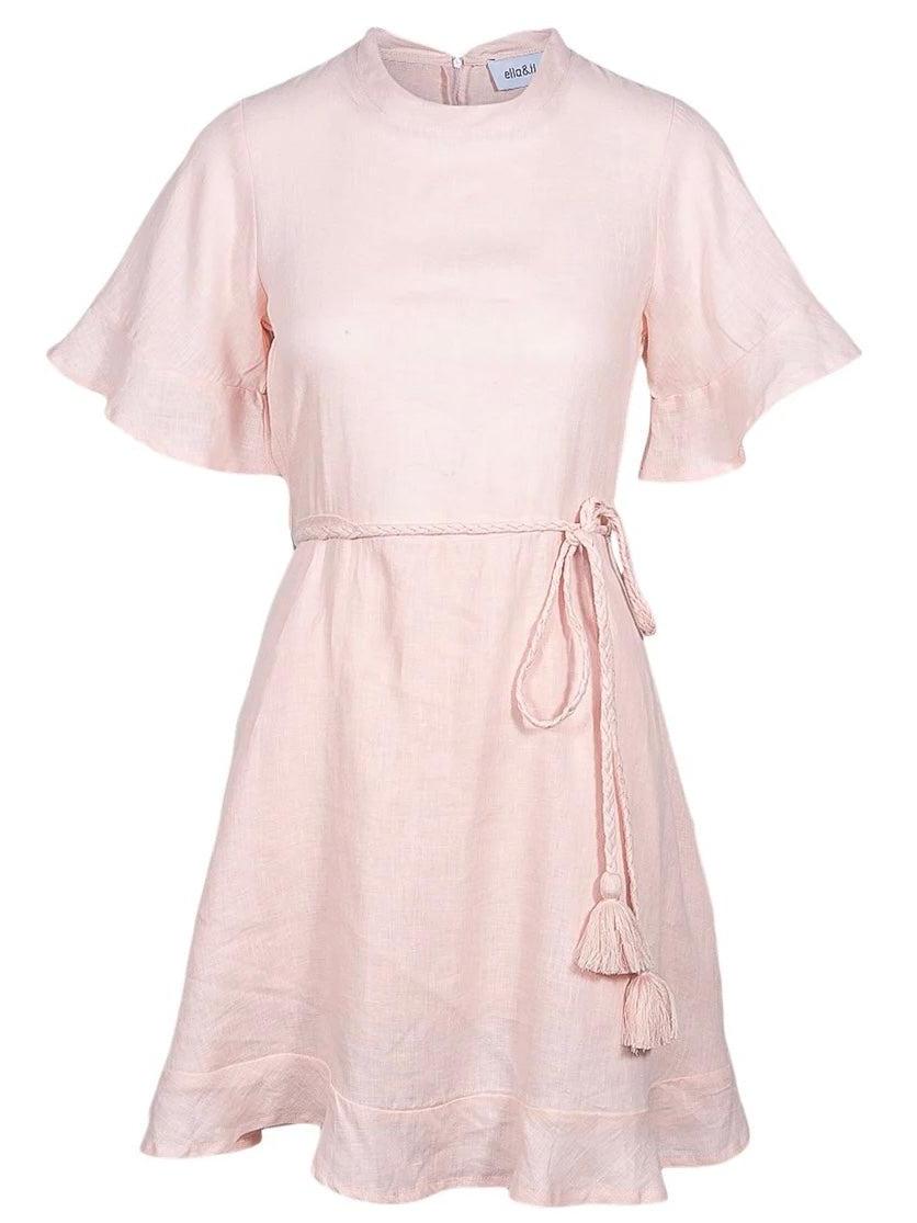 francesca linen dress Francesca linen dress – AANDAHLS