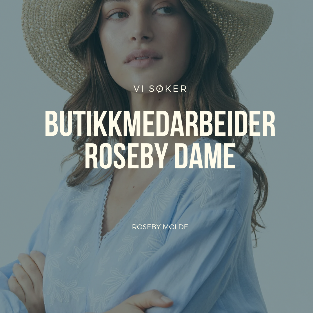 BUTIKKMEDARBEIDER ROSEBY DAME