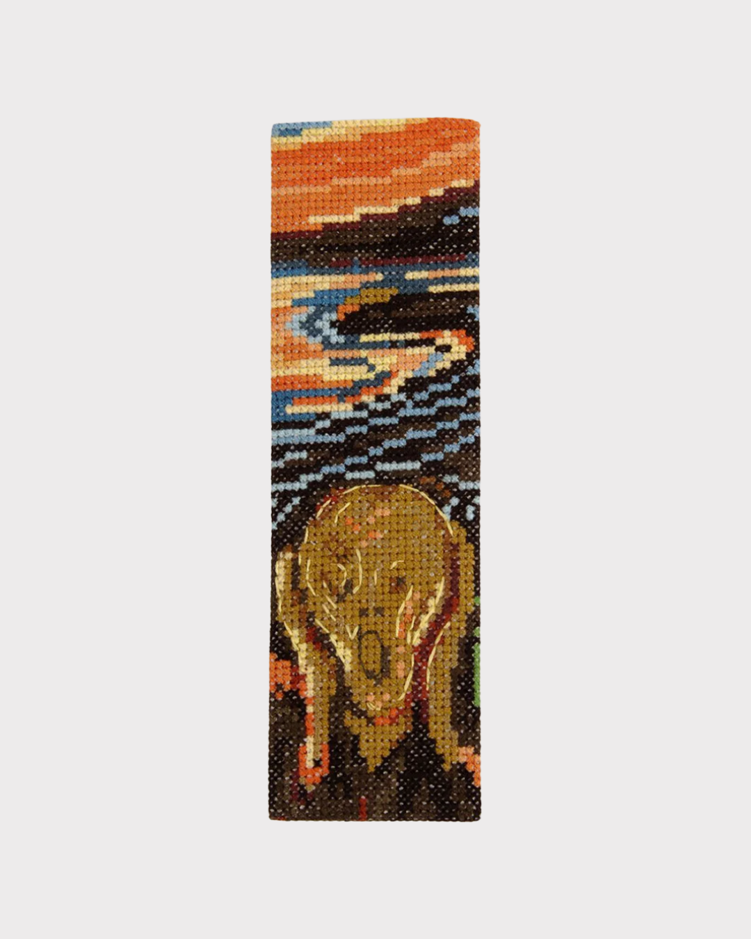 Broderi kit bokmerke - "the scream"-Garn & Broderi-0 - Villy-Aandahls