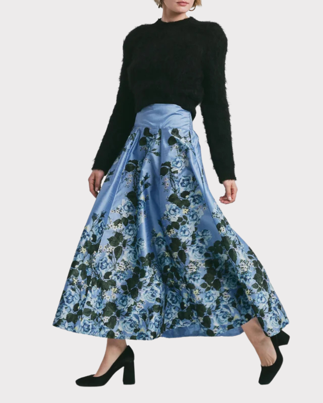 Taffeta maxi Skirt