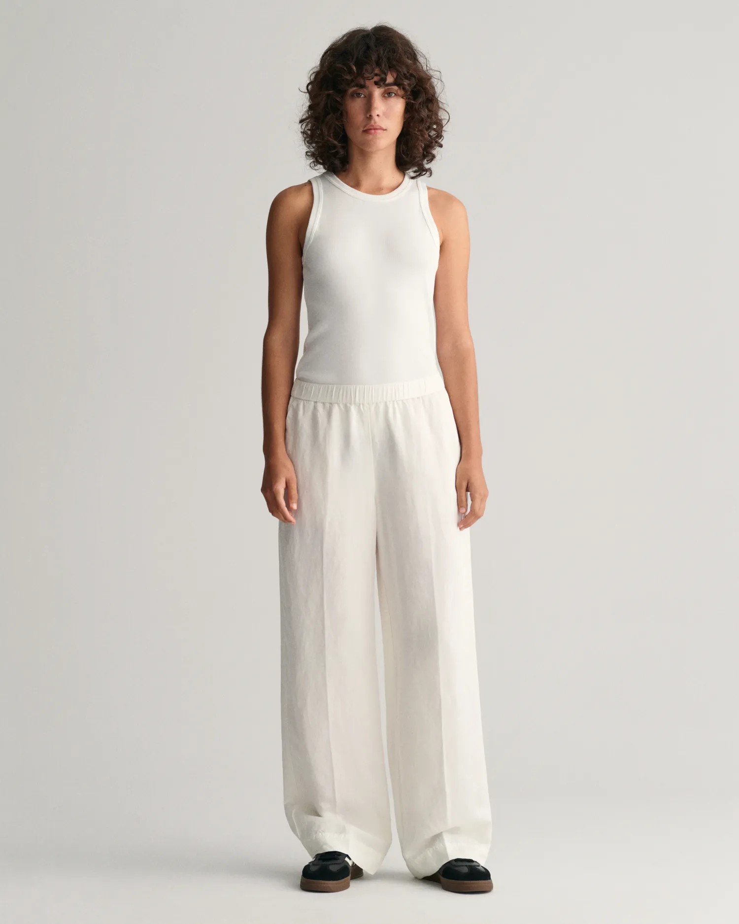 Reg linen pull on pants