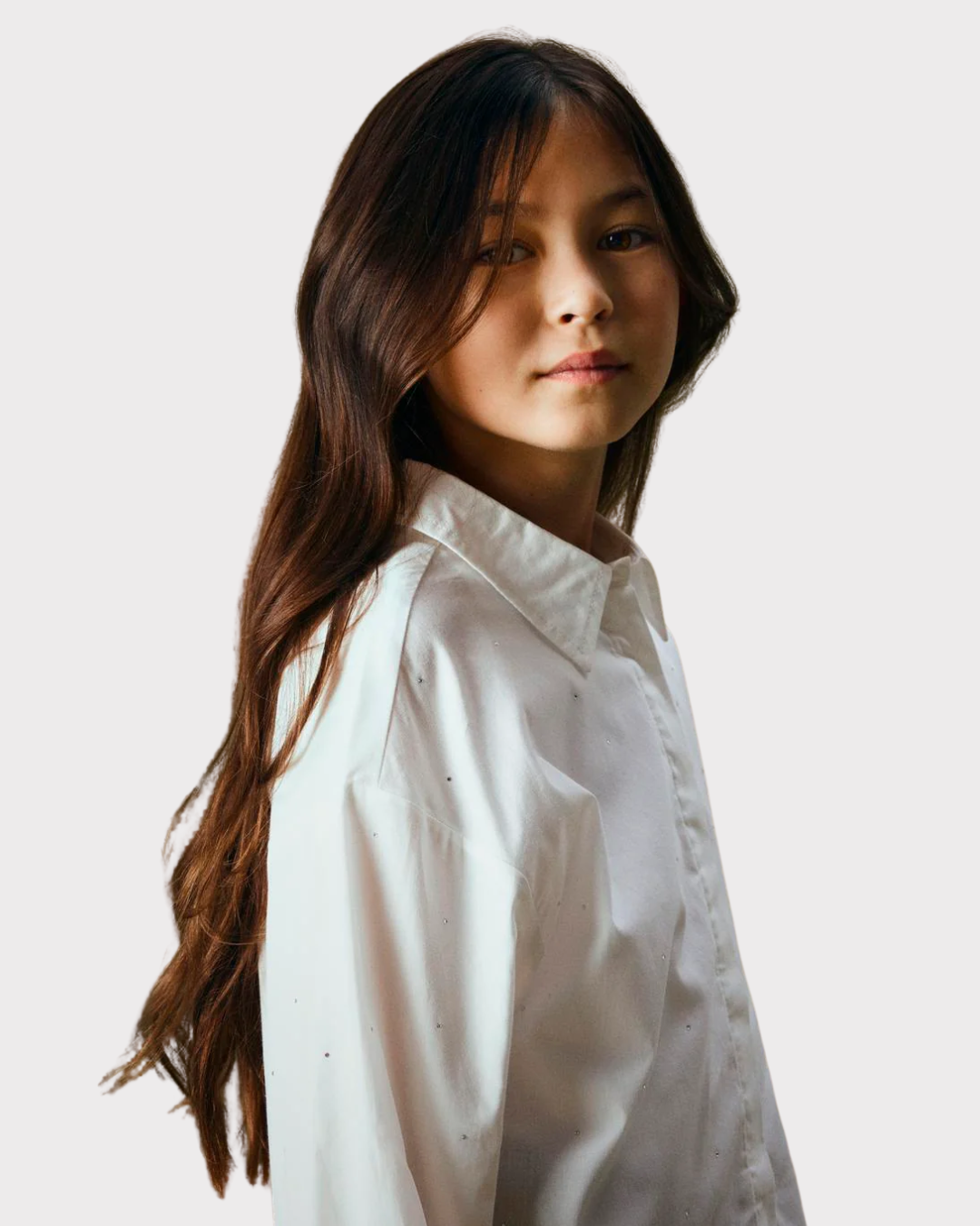 NKFOLARA LS SHORT LOOSE SHIRT