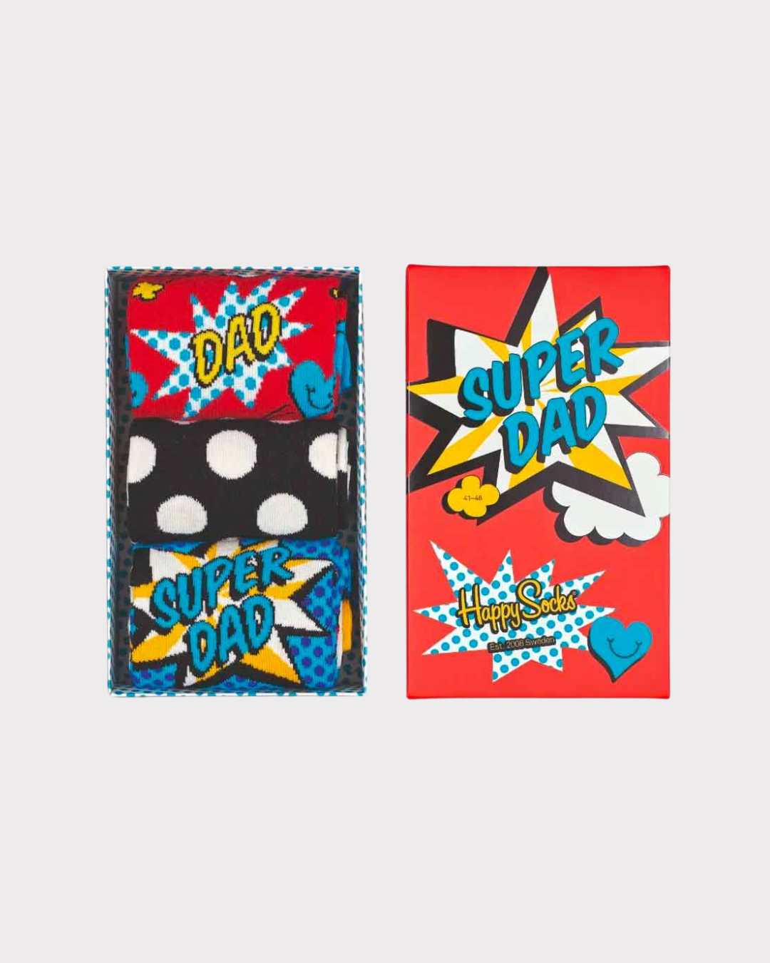 3-Pack father`s day socks gift set