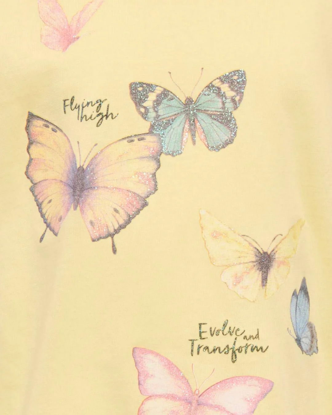 Kmgpapilon Ss Loose Print Tee Jrs