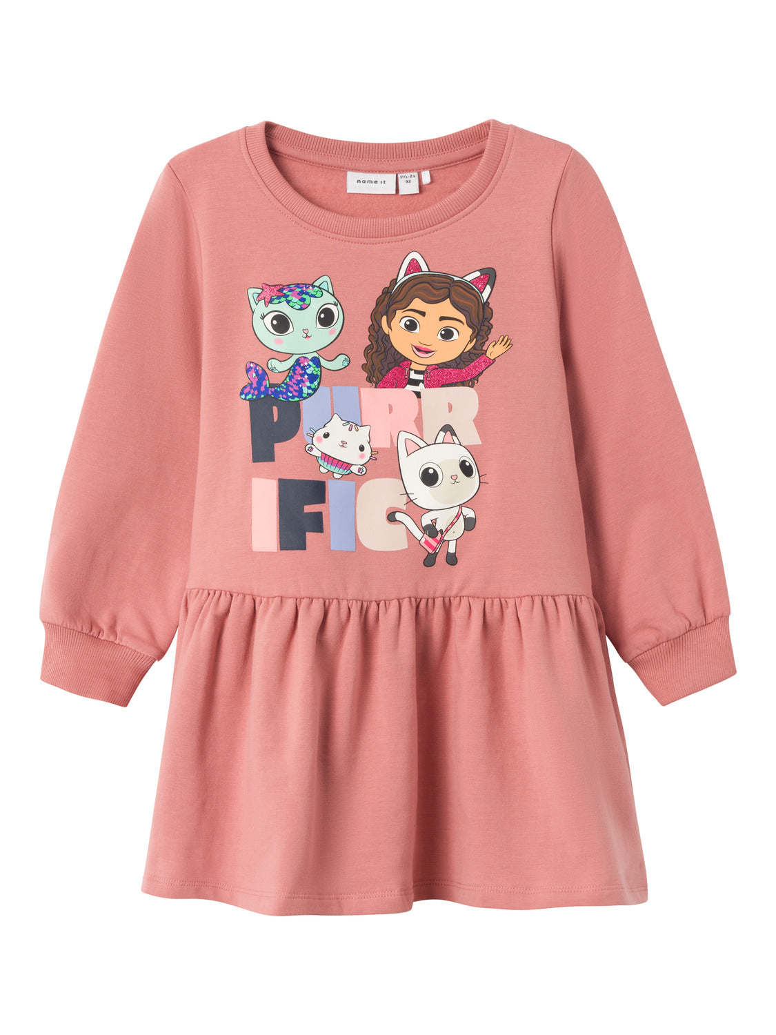 NmfDidi gabby sweat dress bru vde