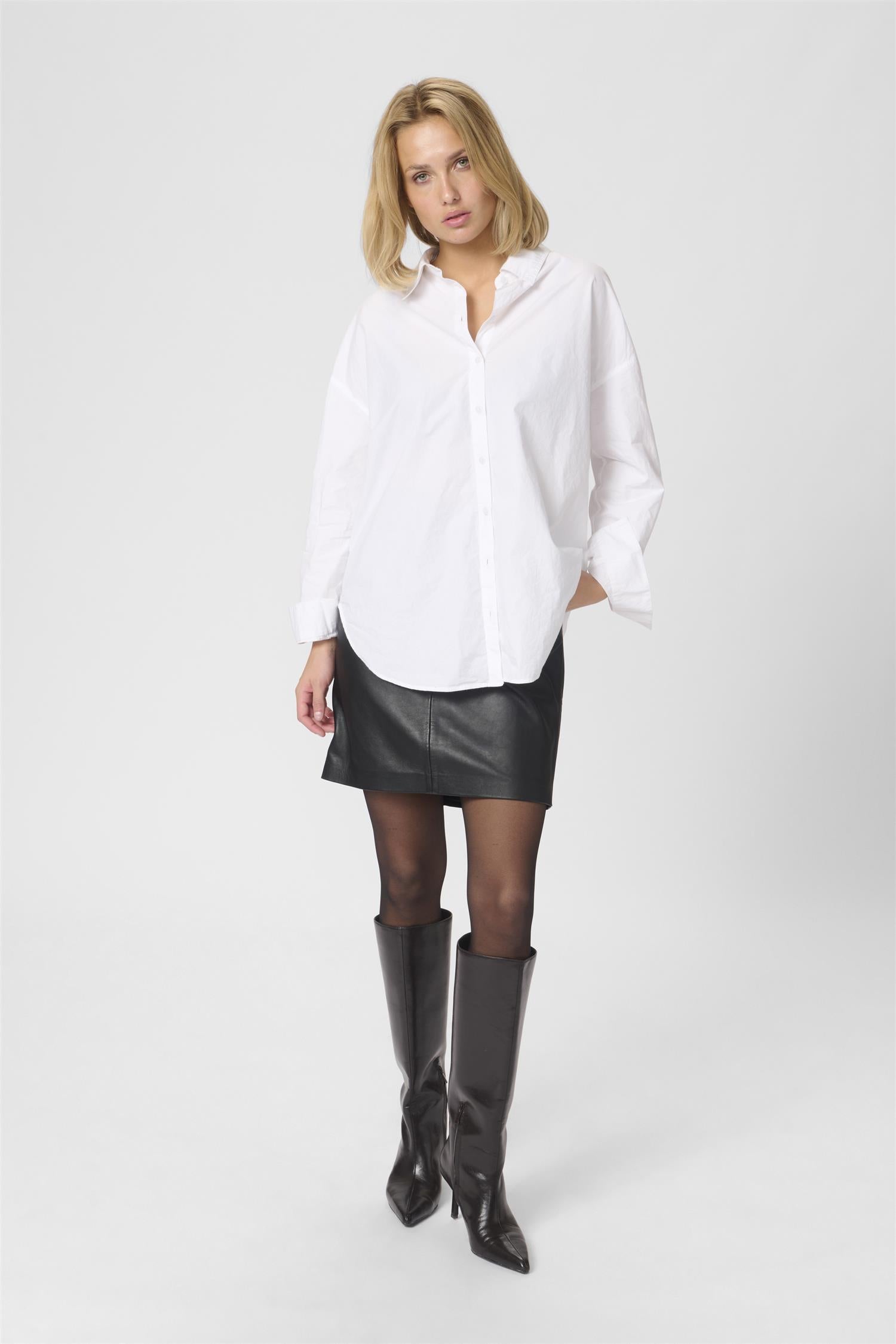 19 The Leather Skirt-Skjørt-My Essential Wardrobe-Aandahls