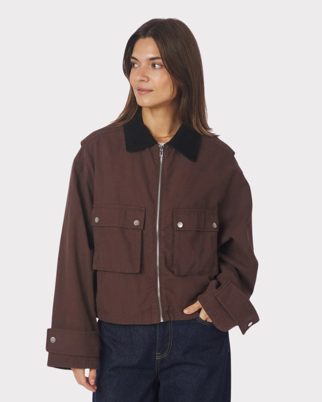 Rivera Canvas Boxy Jacket