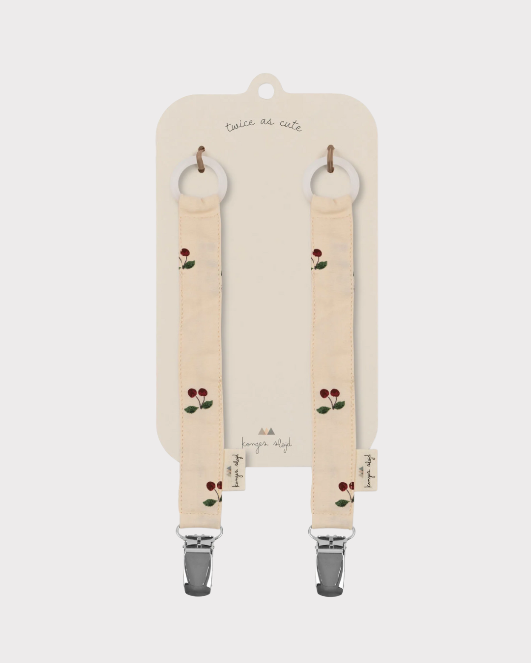 2 Pack Pacifier Strap-Tilbehør-Konges Sløjd-Aandahls