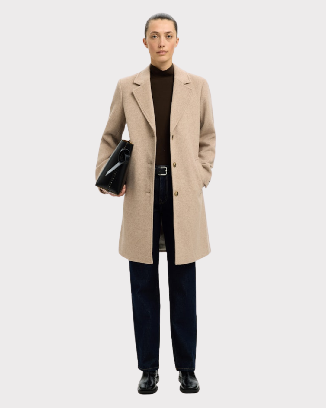 Sasja Wool Blend Coat