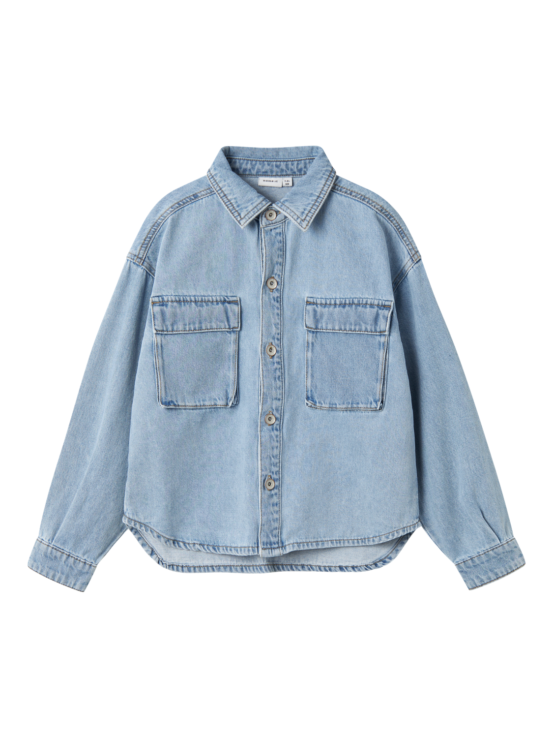 Seven ls denim shirt