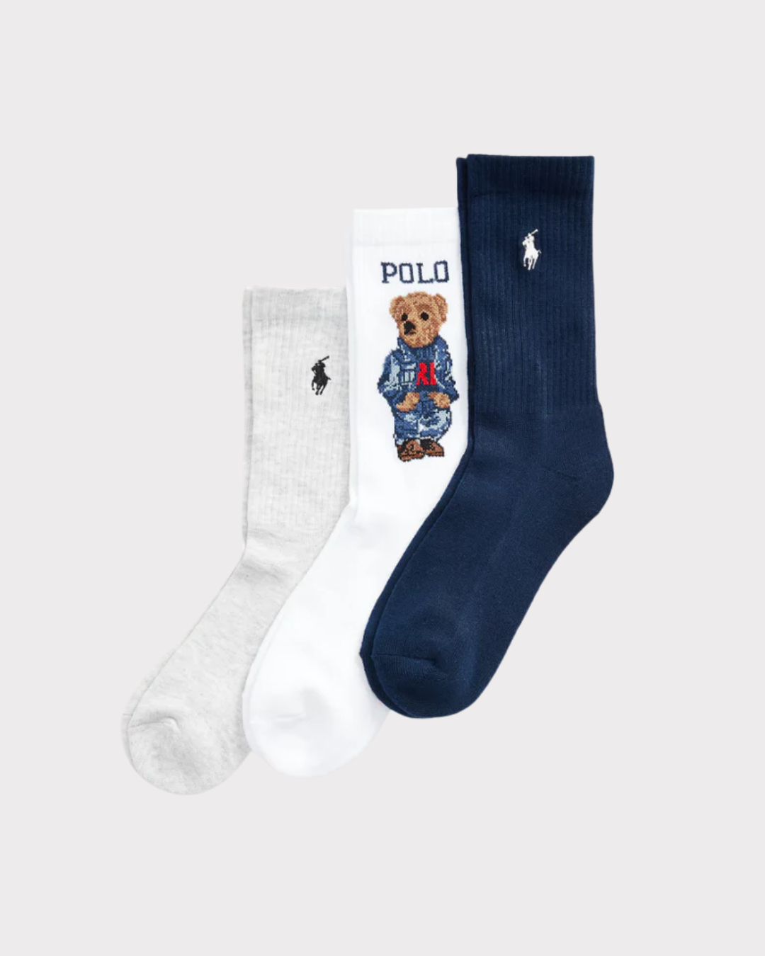 Polo bear sock 3pk