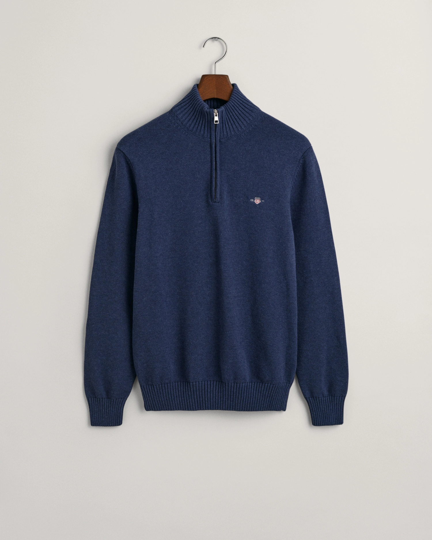casual cotton halfzip