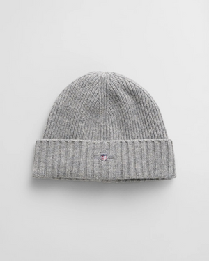UNISEX. SHIELD WOOL BEANIE