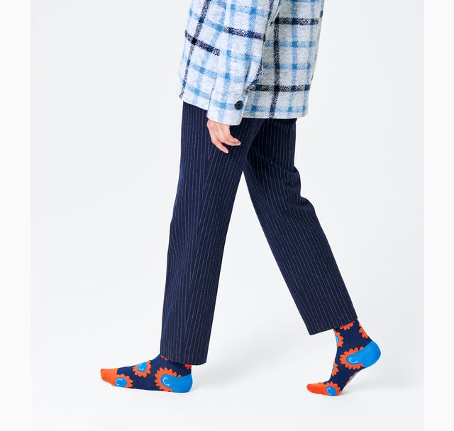 Smiley Flower Sock 41-46