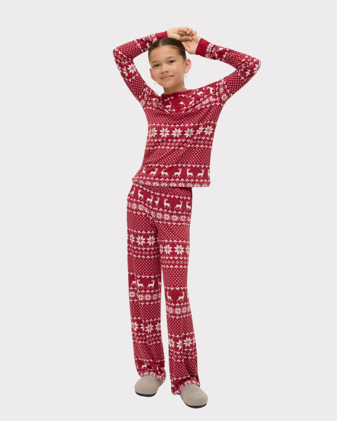 Vmchris ls button top jrs xmas girl-Genser-Vero Moda Girl-Aandahls
