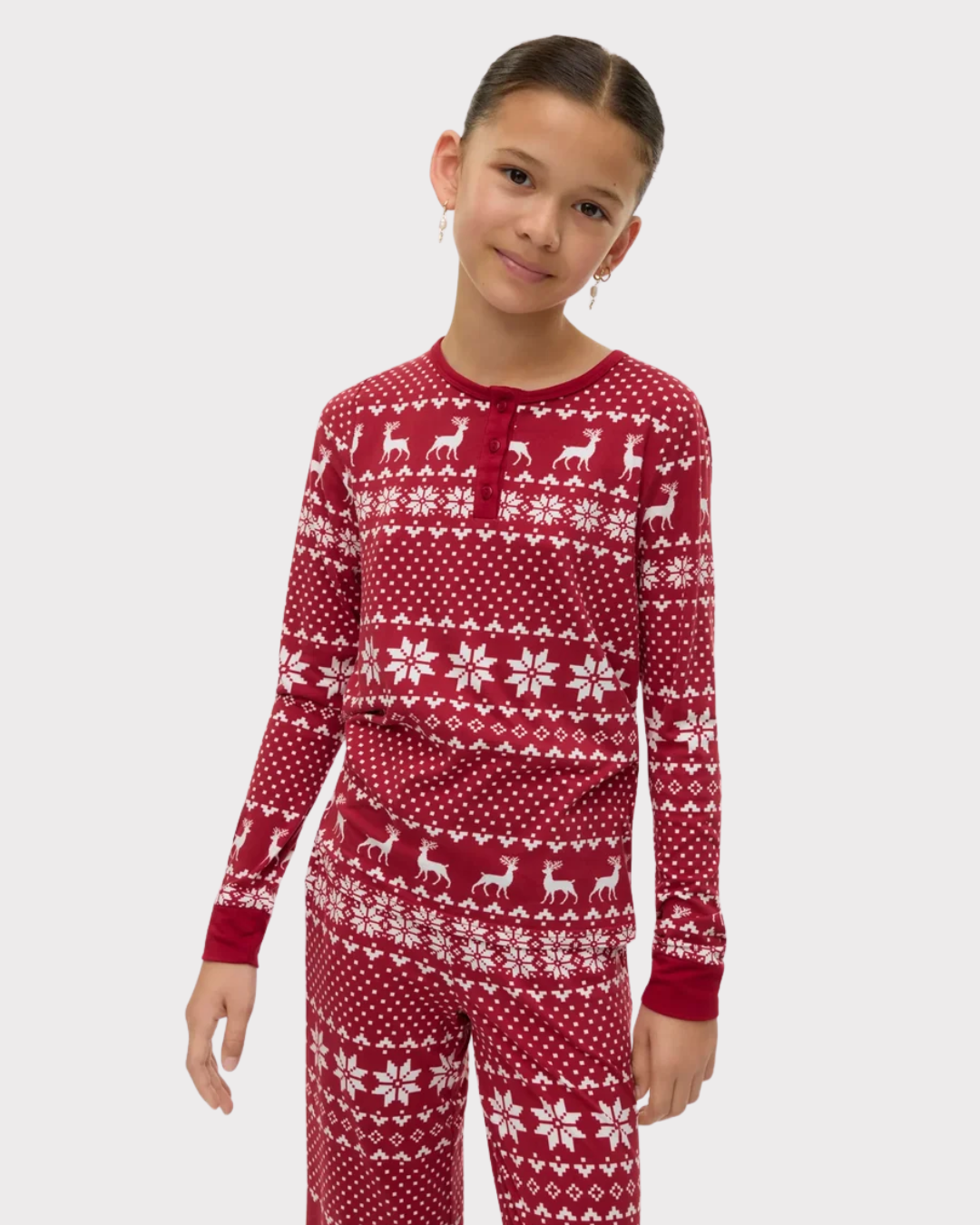 Vmchris ls button top jrs xmas girl