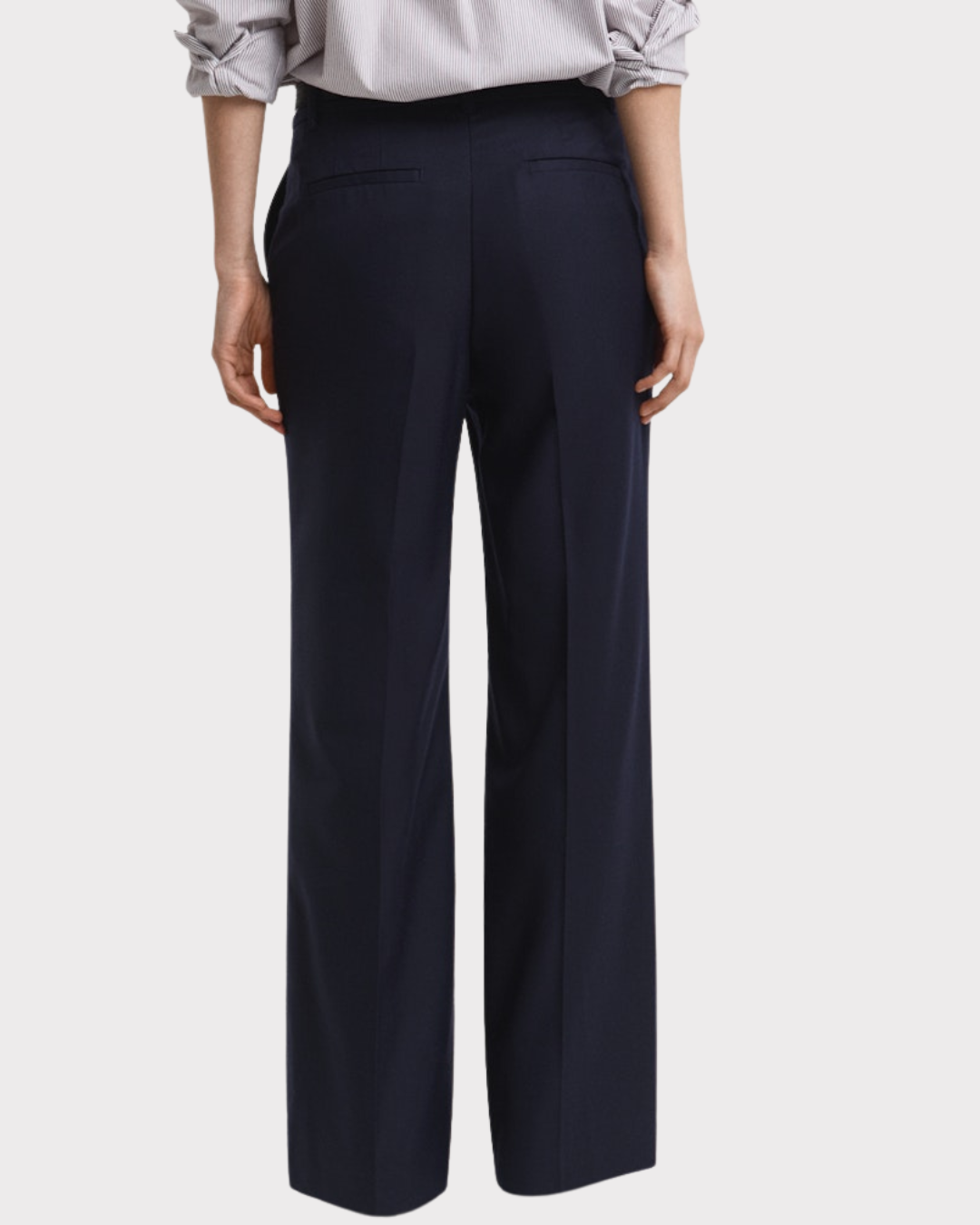 Tailored Wool Blend Pants