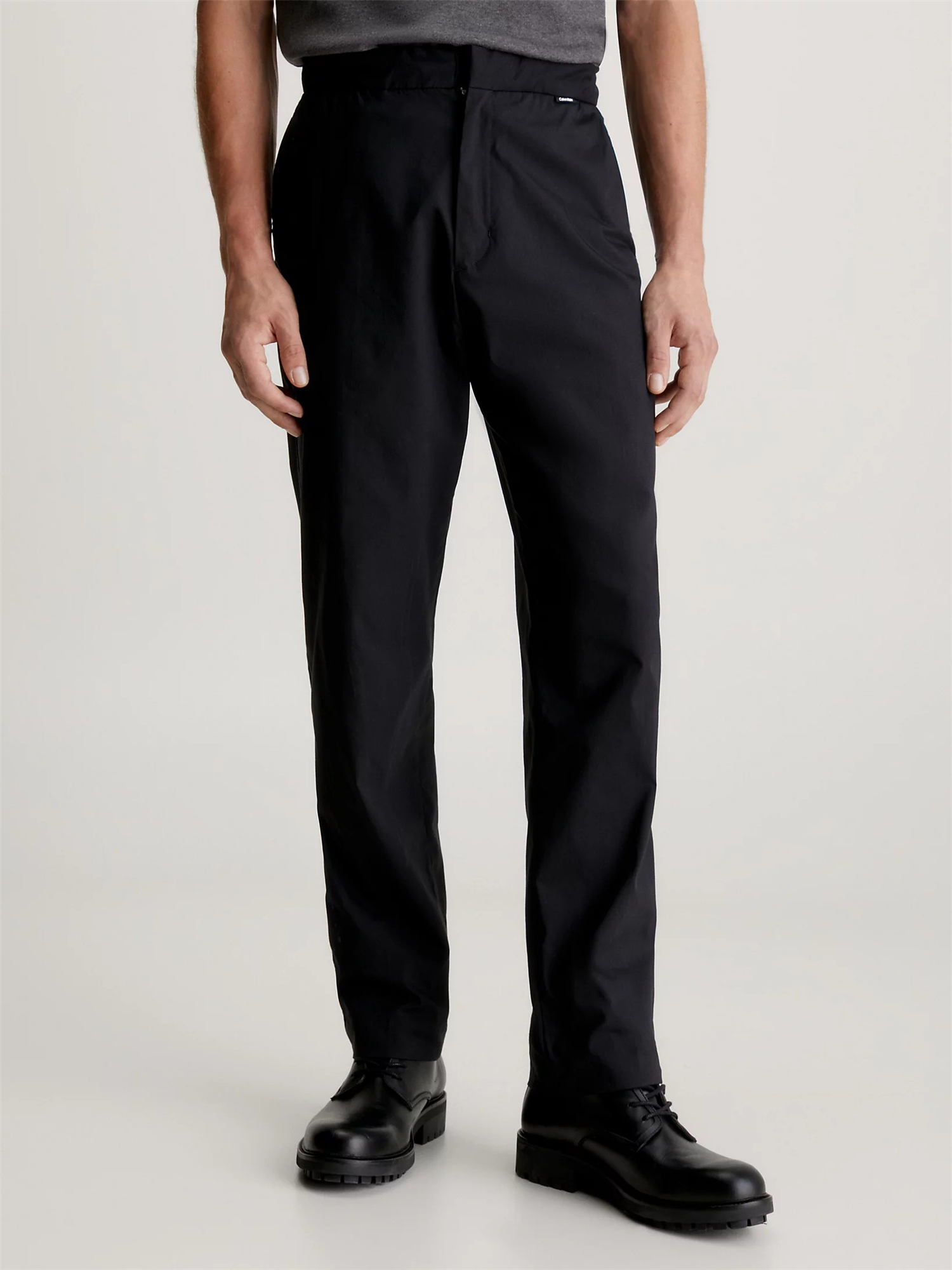 Tech cotton stretch relaxed pant