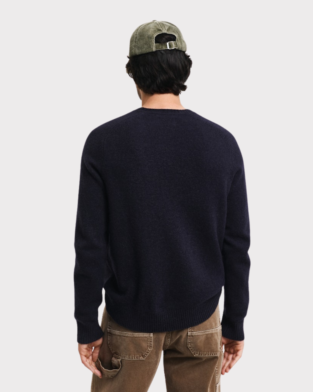 Wool blend c-neck