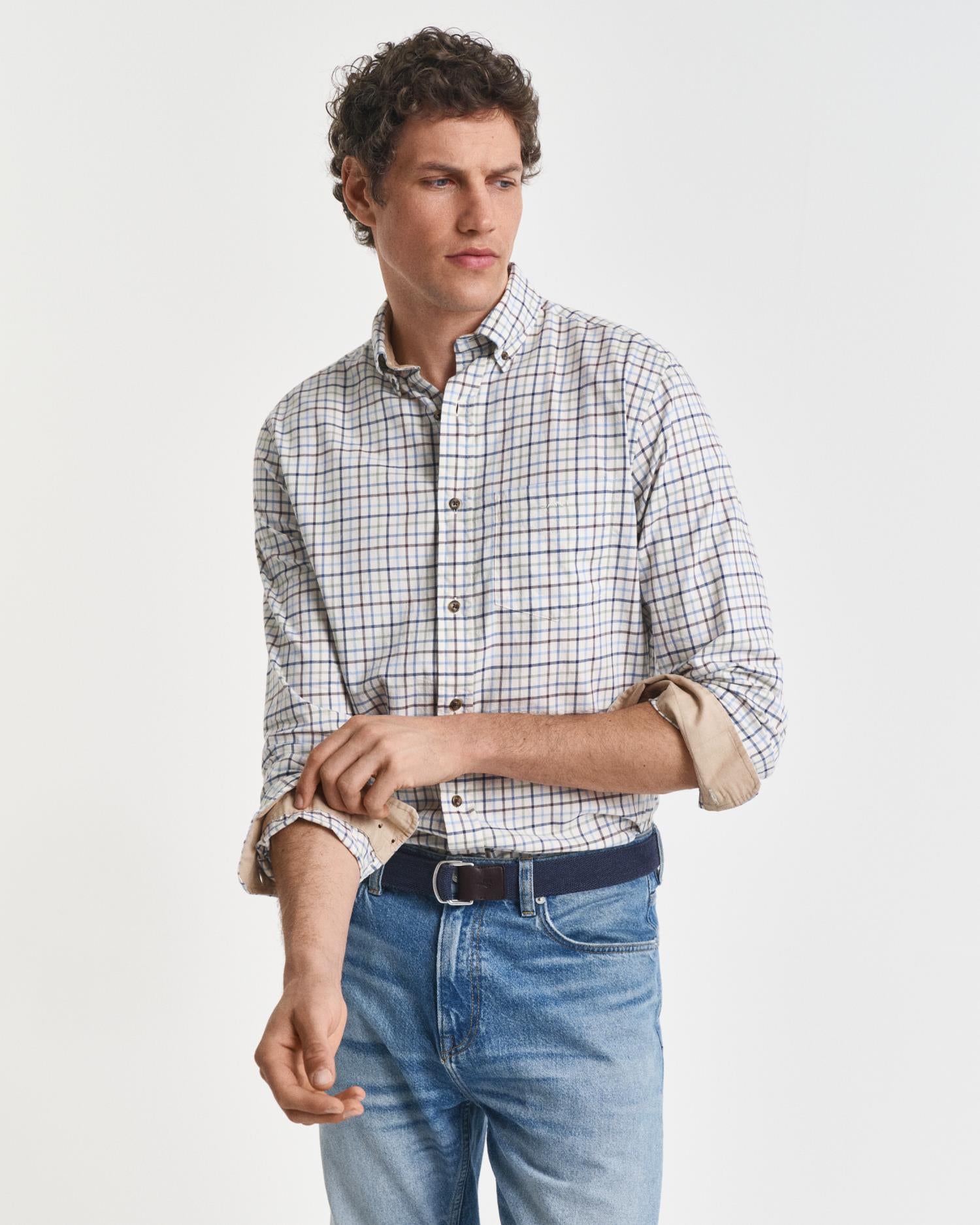 Reg Twill Check Shirt