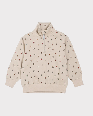 Kenza x Viking sweat half zip