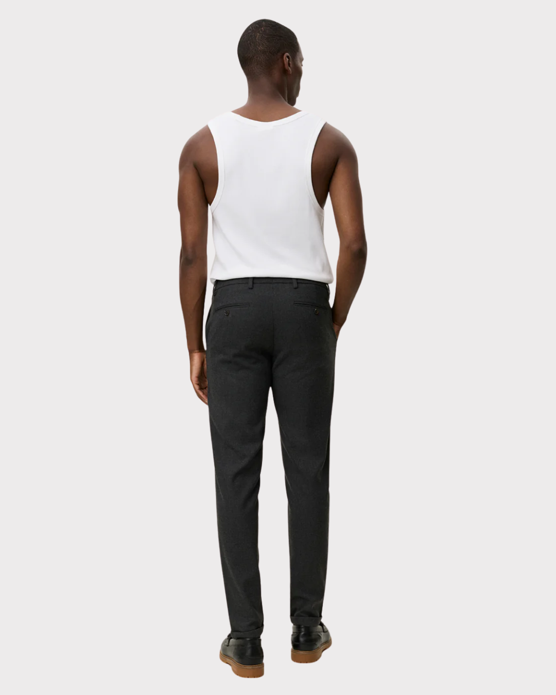 Como Herringbone Suit Pants