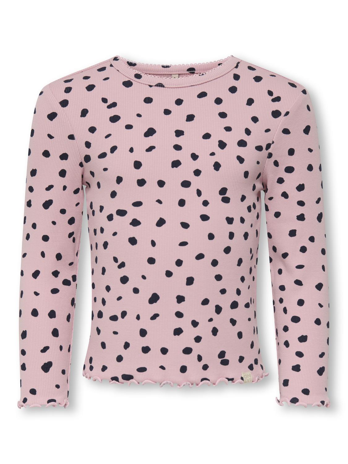 Kmgtrinny Life Aop Ls O-Nck Top Jrs Noos