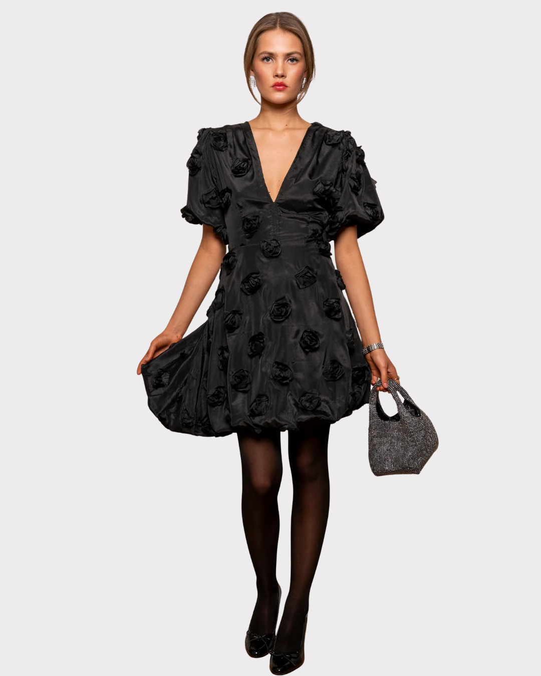 Blake Dress Velvet Bordeaux