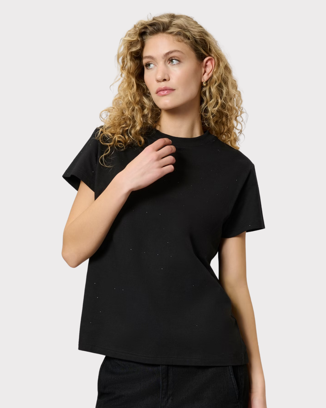 Hannemw Rhinestone Tee