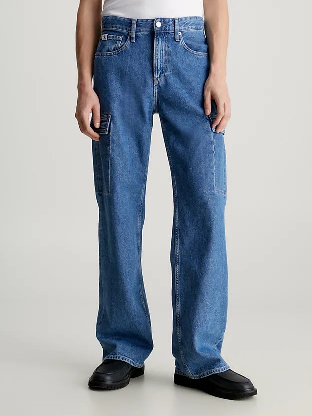 90`s Loose Cargo-Jeans-Calvin Klein-Aandahls