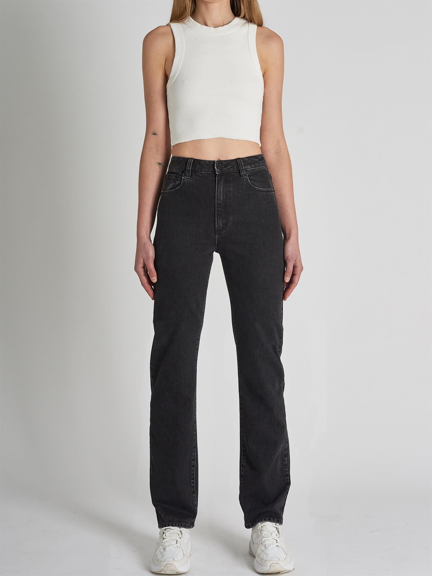 A 94 High Straight Teri-Jeans-Abrand Jeans-Aandahls