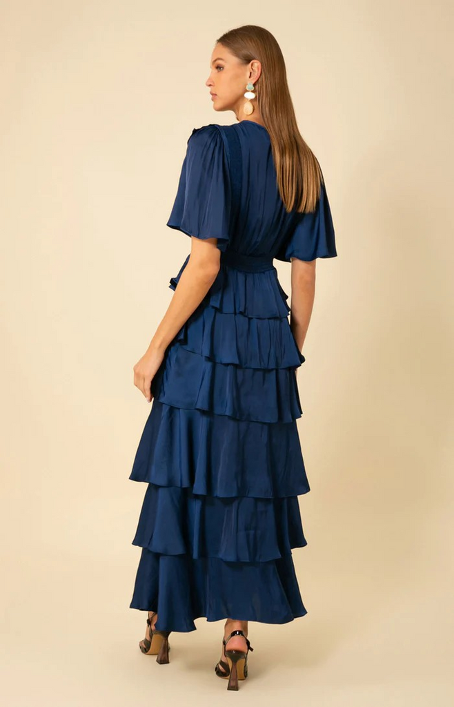 Ainsley Solid Tiered Dress-Kjole-Hale Bob-Aandahls