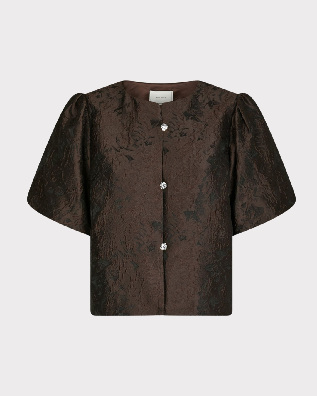 Aisa Brocade Blouse-Overdel-Neo Noir-Aandahls