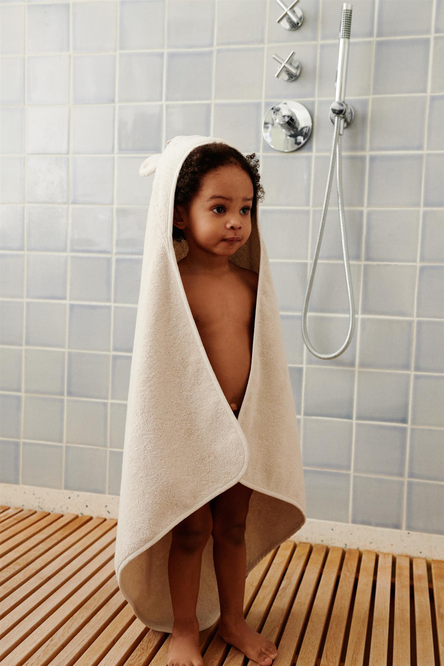 Albert polarbear hooded towel-Tilbehør-Liewood-Aandahls