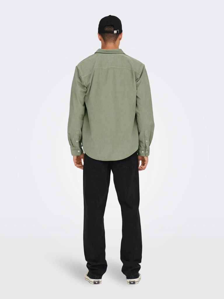 Alp Rlx 2okt Washd Cord-Skjorte-Only & Sons-Aandahls