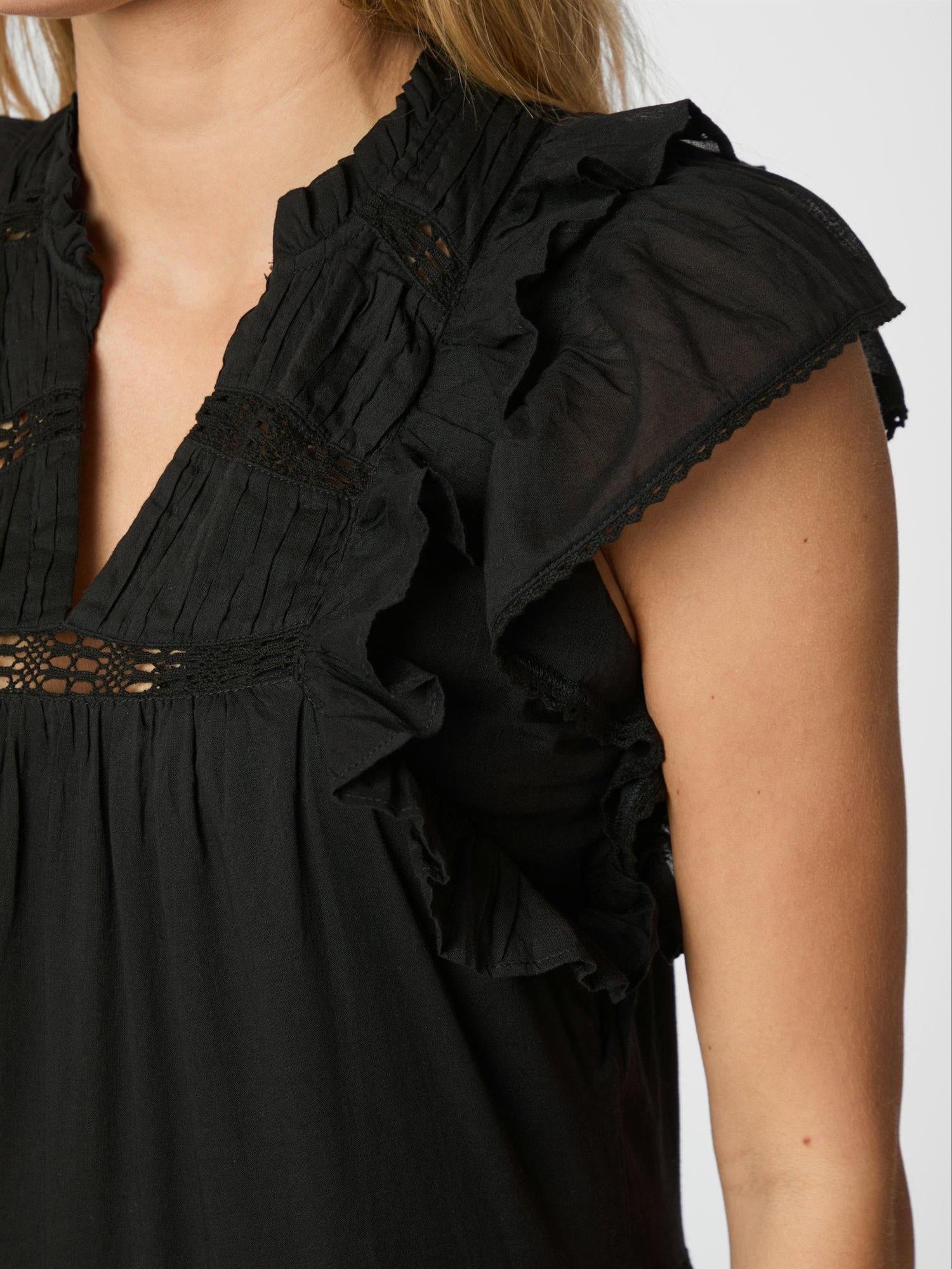 Ankita S Voile Dress-Kjole-Neo Noir-Aandahls