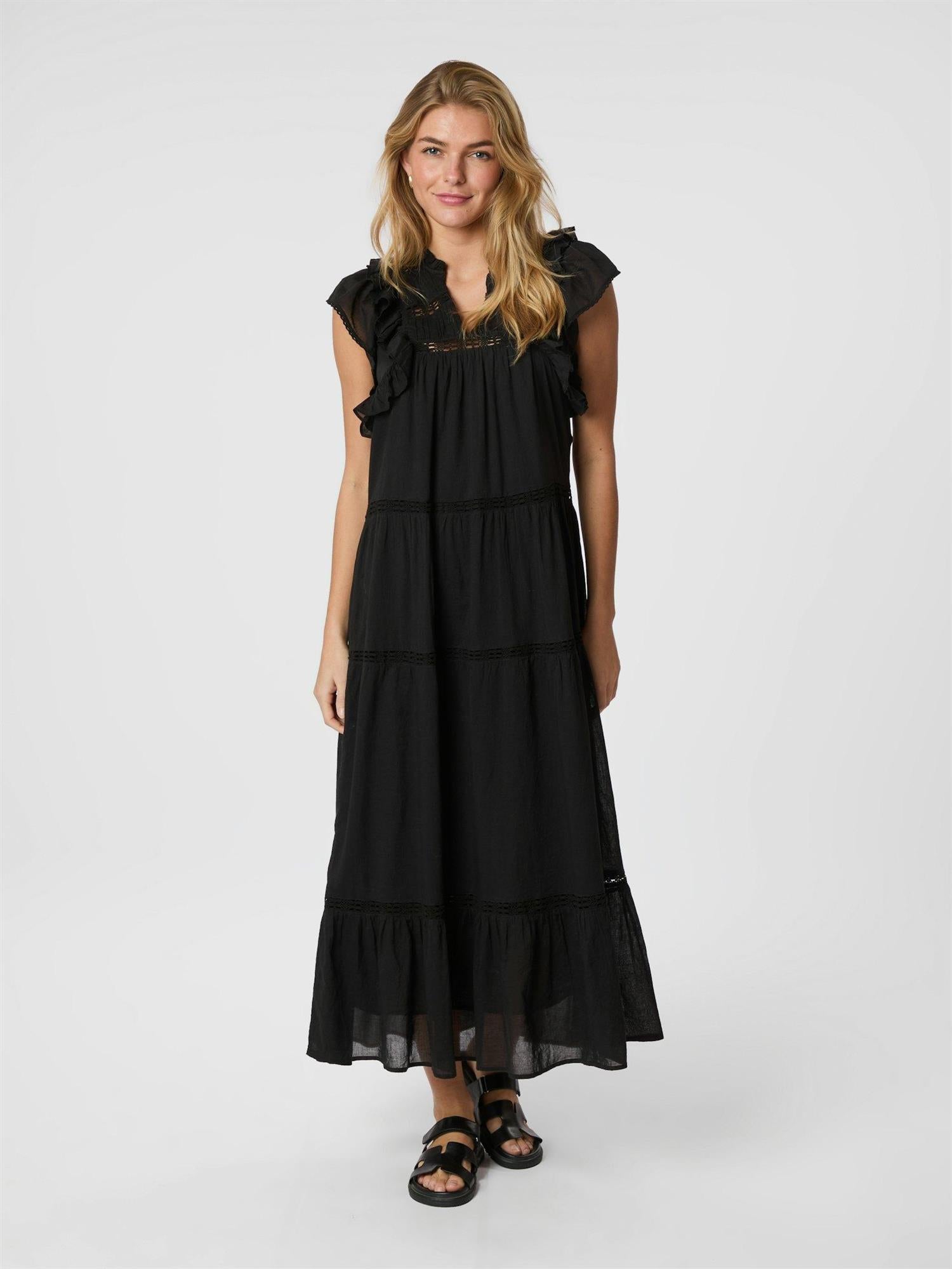 Ankita S Voile Dress-Kjole-Neo Noir-Aandahls