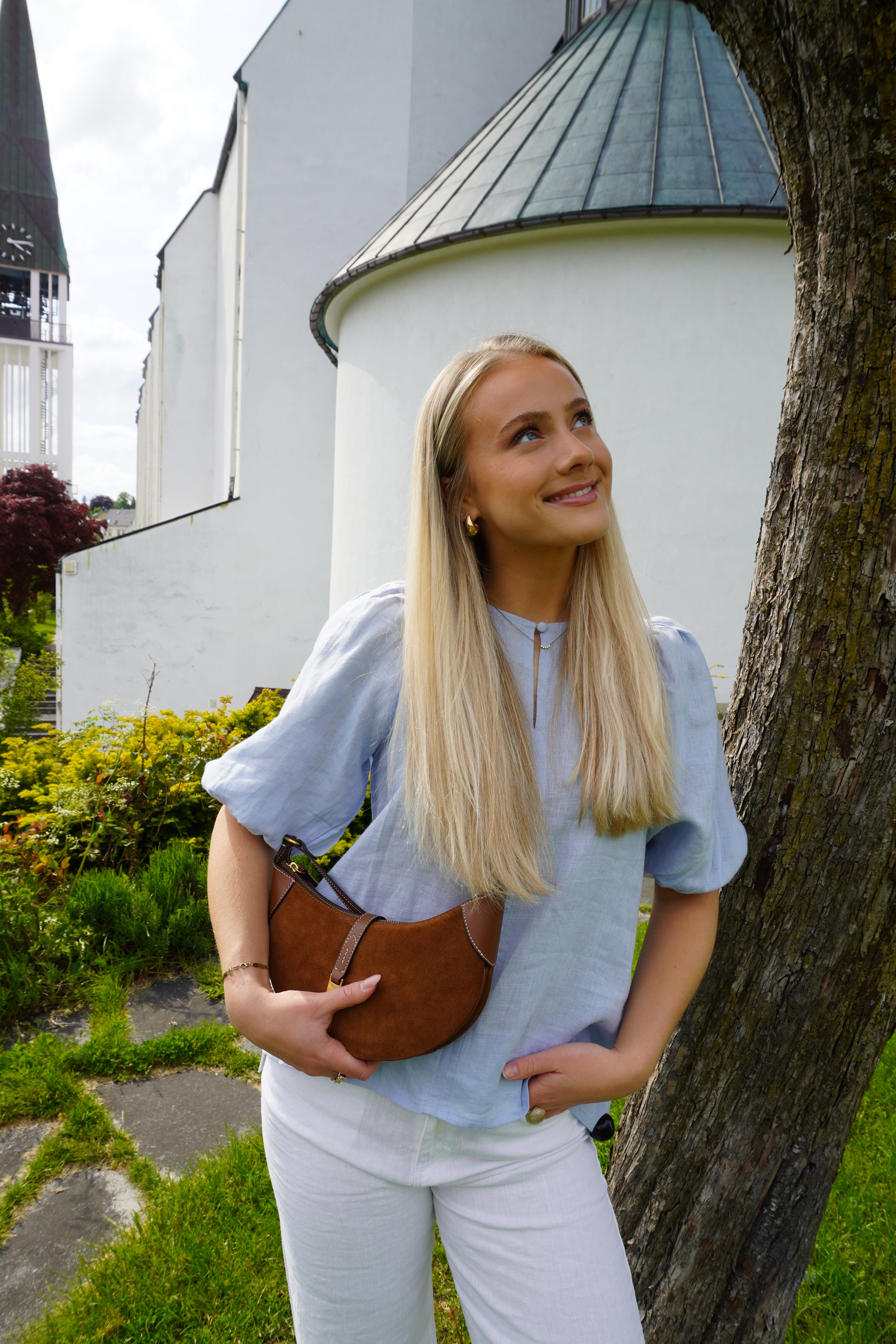 Anna linen top-Topp-Ella&il-Aandahls