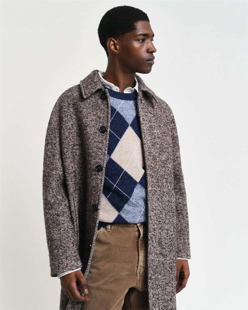 Argyle c-neck-Strikk-Gant-Aandahls