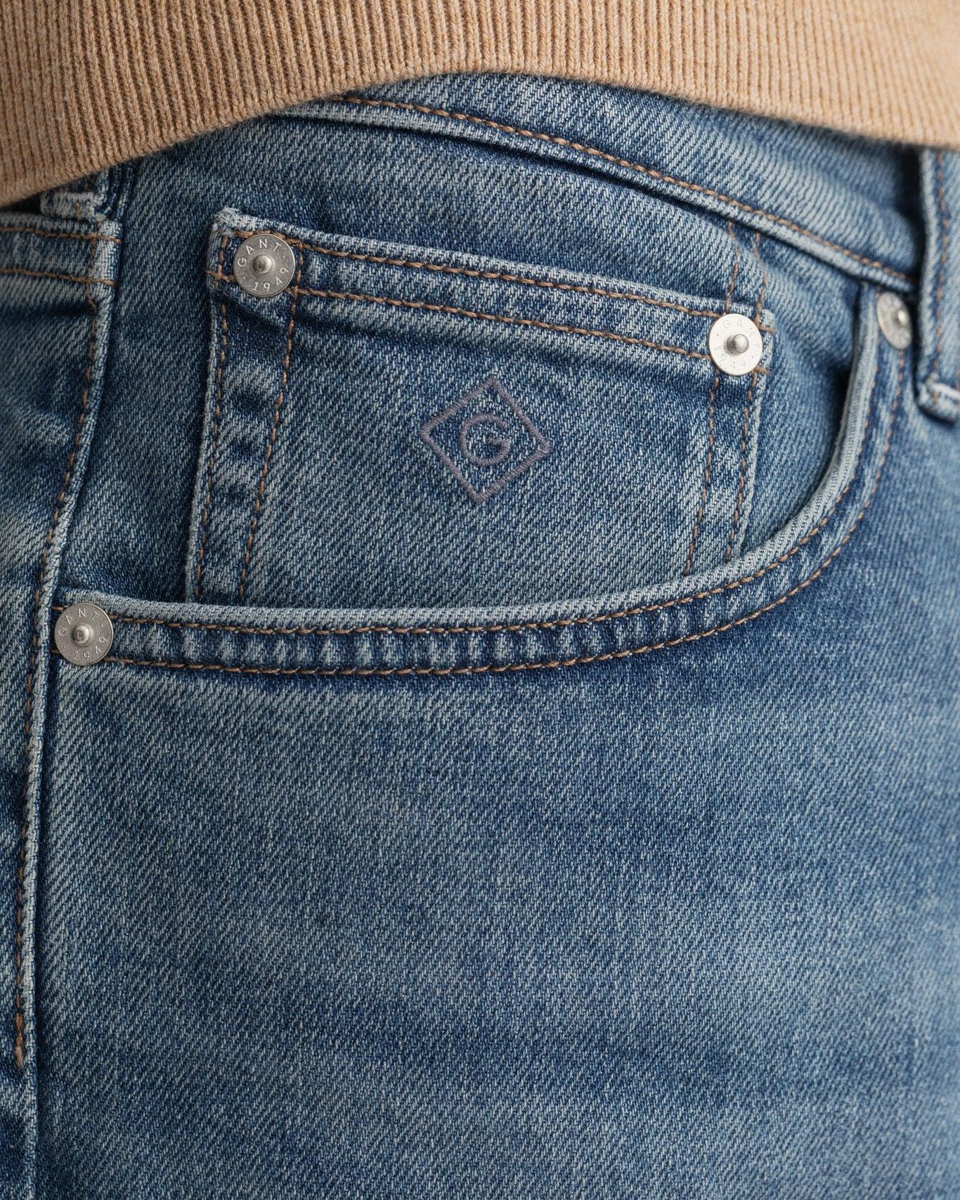 Arley Gant jeans shorts-Shorts-Gant-Aandahls