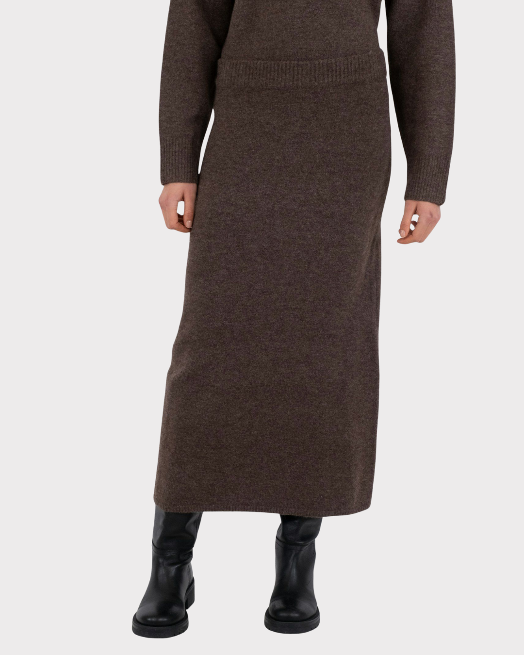 Ashanti Knit Skirt-Skjørt-Neo Noir-Aandahls