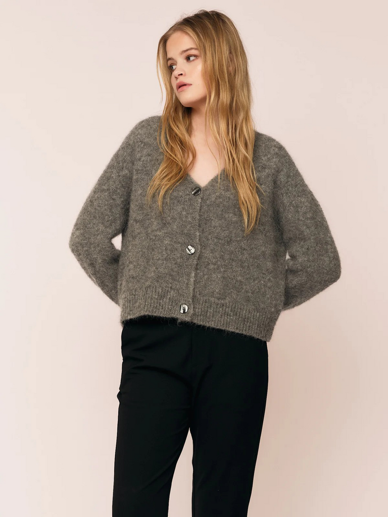 Astrid v-neck cardigan-Cardigan-OnceUntold-Aandahls