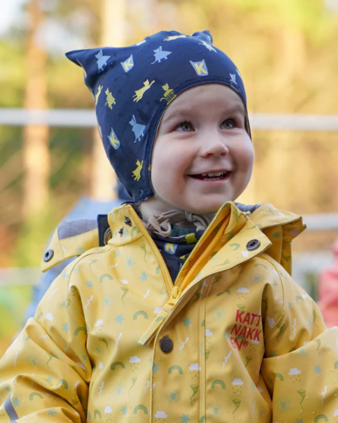 Babylue Vendbar-Hodeplagg-Kattnakken-Aandahls