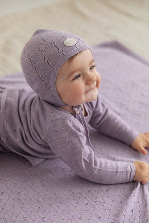 Babylue classic m/ mønster-Hodeplagg-Lillelam-Aandahls