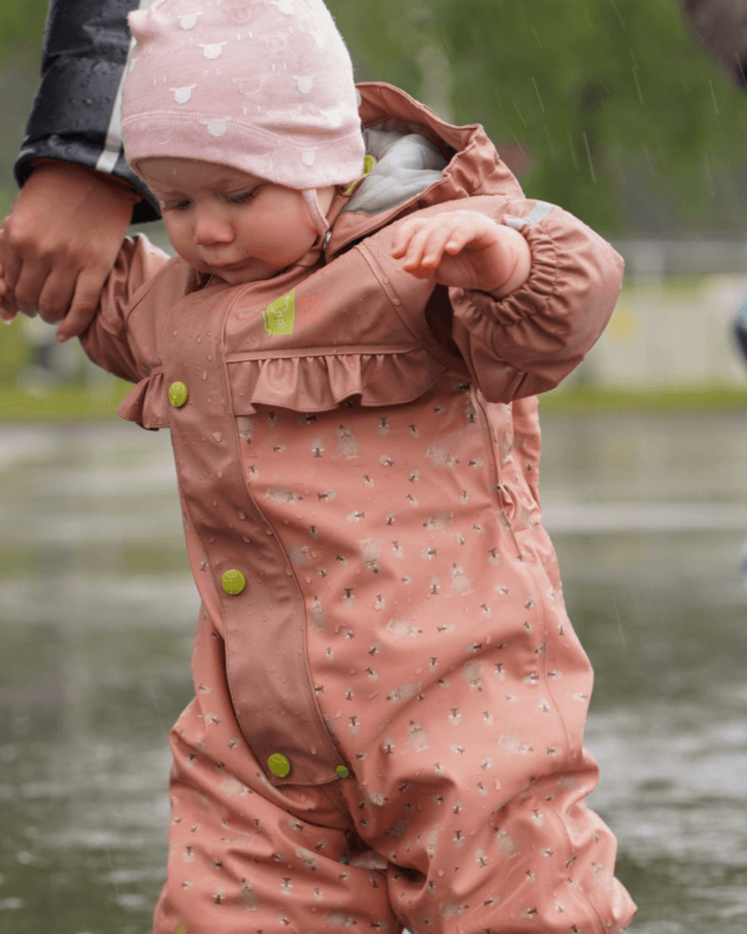 Babyregndress Pytt-Yttertøy-Kattnakken-Aandahls