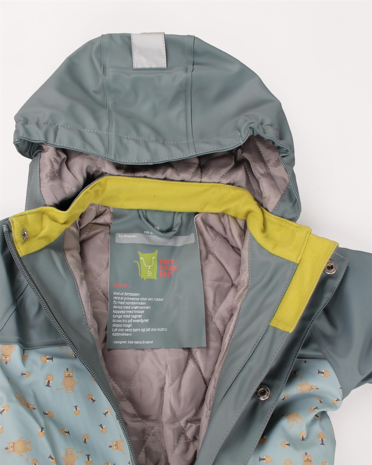 Babyregndress Pytt-Yttertøy-Kattnakken-Aandahls